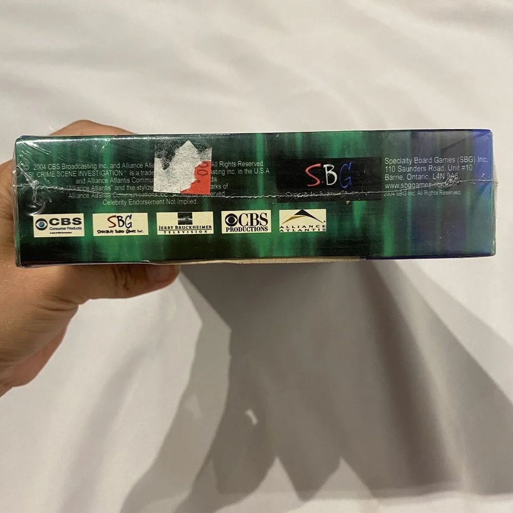 CSI crime scene investigation CRIME GAME & BOOSTER PACK #1